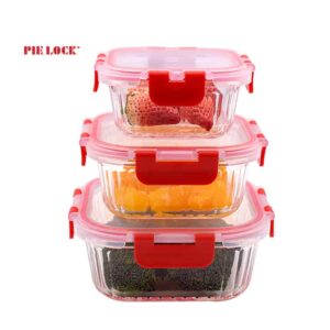 Glass Meal Prep Containers, BPA Free Glass Bento Boxes for Lunch