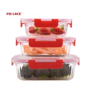 Rectangular Glass Meal Prep Containers
