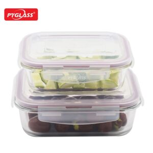2-piece Glass Food Container with Lid