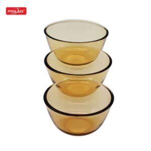 Wholesale Amber Glass Bowls Set