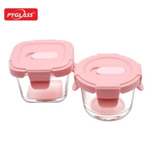 BPA free glass baby food container