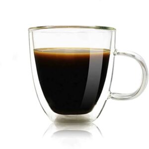 Wholesale Glass Coffee Mugs 12Oz Clear Glass With Handle