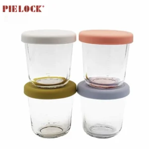 Mini measuring food  containers for baby use