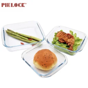 Square high borosilicate glass baking dish glass bakeware for kitchen
